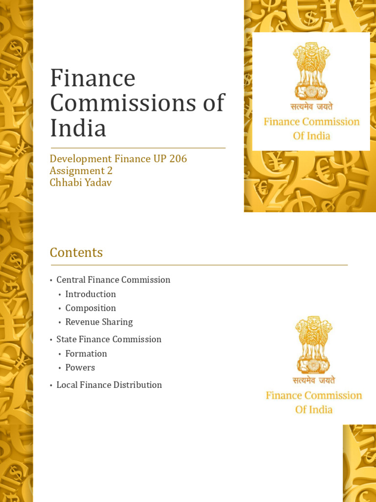 Finance Commissions Of India Pdf Taxes Government