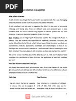 Introducution To Data Structure and Algorithm