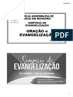 Oração e Evangelização - Simpósio