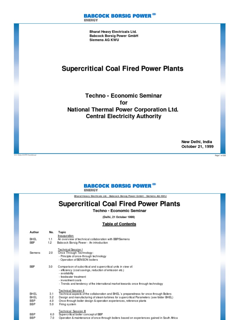 NTPC Presentation | PDF | Boiler | Coal