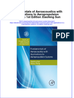Download ebook Fundamentals Of Aeroacoustics With Applications To Aeropropulsion Systems 1St Edition Xiaofeng Sun online pdf all chapter docx epub 