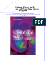 Gravitational Waves Vol 2 Astrophysics and Cosmology Michele Maggiore Online Ebook Texxtbook Full Chapter PDF