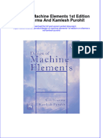 Ebook Design of Machine Elements 1St Edition C S Sharma and Kamlesh Purohit Online PDF All Chapter