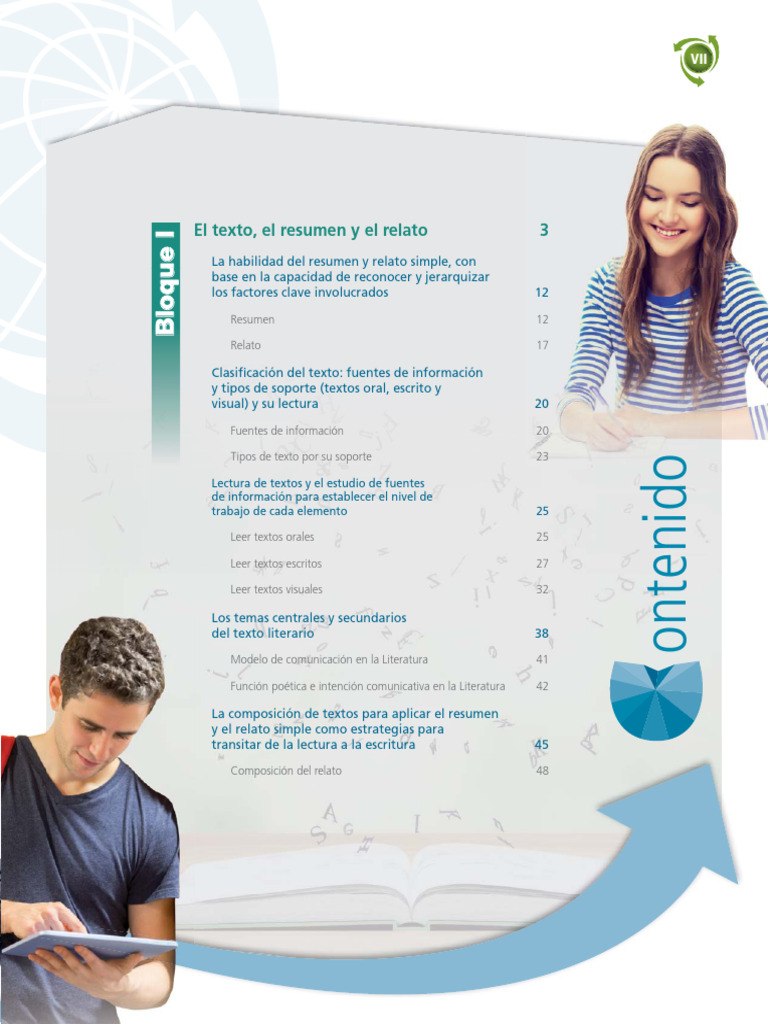 Estrategias de Resumen y Relato en Literatura | PDF | Comunicación | Léxico