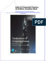 Ebook Fundamentals of Corporate Finance 4Th Global Edition Jonathan Berk Online PDF All Chapter