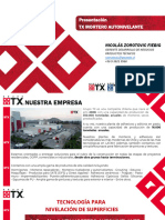 Presentación TX MORTERO AUTONIVELANTE Resumen