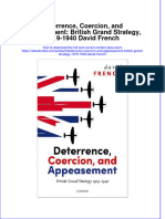 Ebook Deterrence Coercion and Appeasement British Grand Strategy 1919 1940 David French Online PDF All Chapter