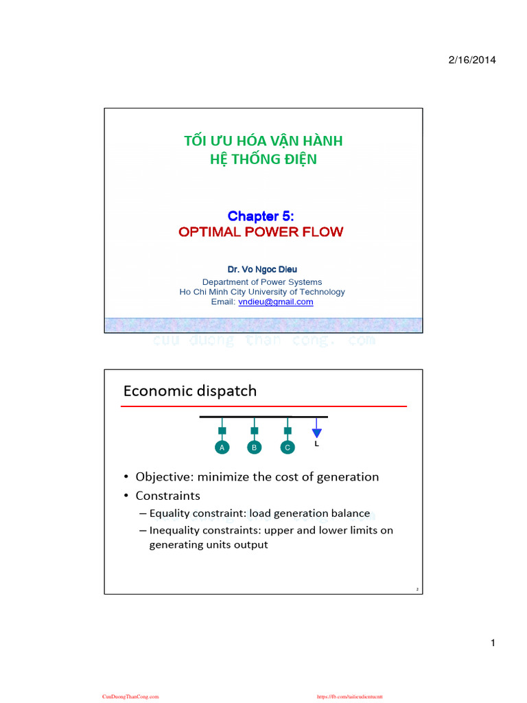 Optimal Power Flow Analysis Guide | PDF | Mathematical Optimization ...
