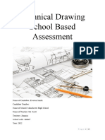 Technical Drawing School Based Assessment