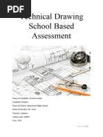 Technical Drawing School Based Assessment