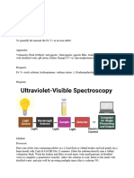 UV-vis Spectroscopy Lab #2
