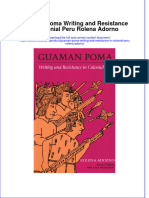 Guaman Poma Writing and Resistance in Colonial Peru Rolena Adorno Online Ebook Texxtbook Full Chapter PDF