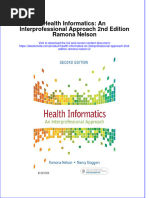 Ebook Health Informatics An Interprofessional Approach 2Nd Edition Ramona Nelson 2 Online PDF All Chapter