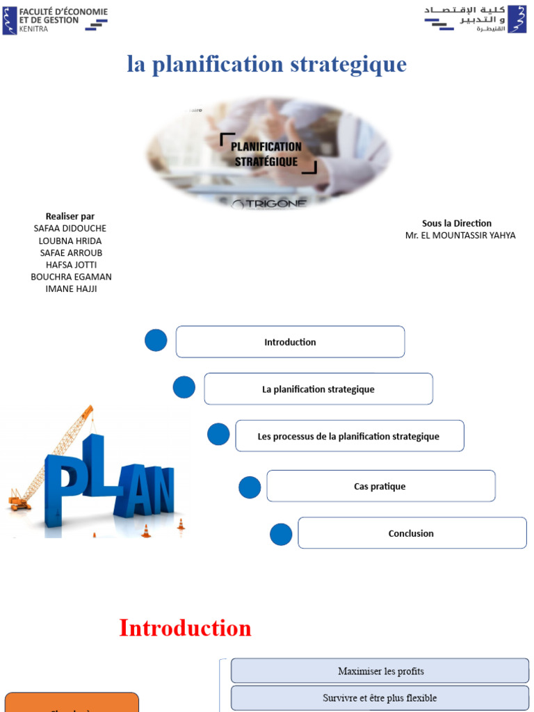 Processus de planification stratégique | PDF | Planification | Business