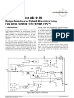 Application Note AN-4150: Design Guidelines For Flyback Converters Using FSQ-series Fairchild Power Switch (FPS™)