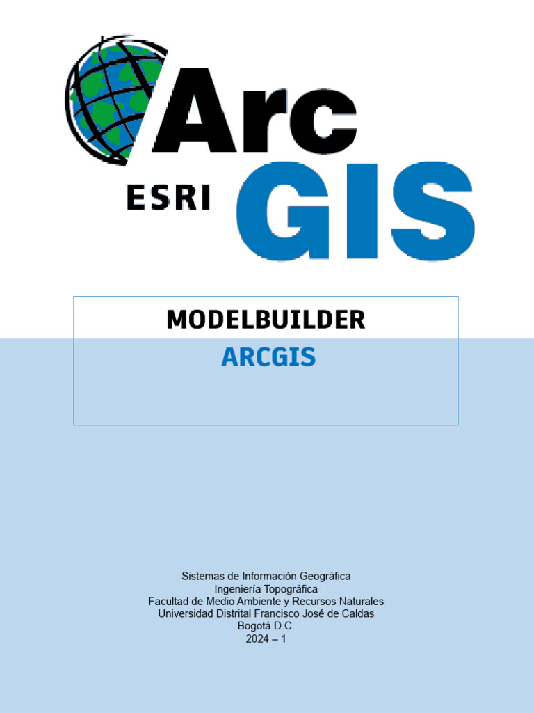 ModelBuilder en ArcGIS para Análisis Espacial | PDF | Sistema de ...