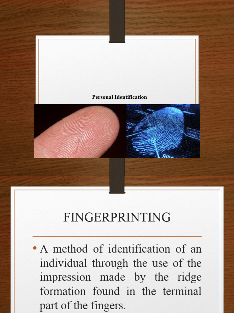 Understanding Fingerprinting Techniques | PDF | Fingerprint | Forensic ...
