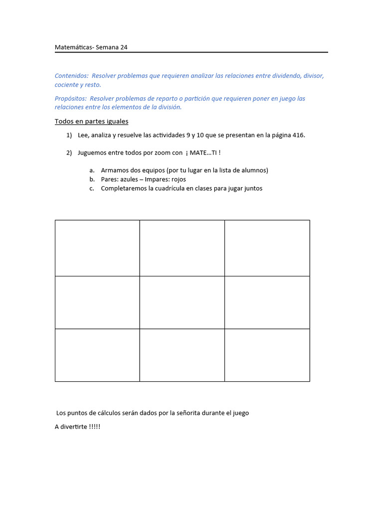 Problemas de División y Reparto Matemático | PDF | Arte