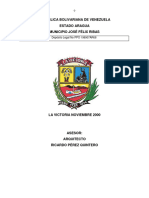 Republica Bolivariana de Venezuela Estado Aragua Municipio José Félix Ribas