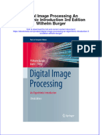 Ebook Digital Image Processing An Algorithmic Introduction 3Rd Edition Wilhelm Burger Online PDF All Chapter