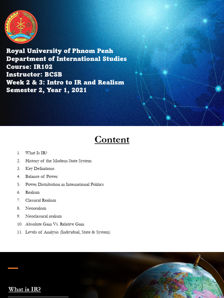 Introduction to International Relations | PDF | Polarity (International ...