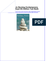Download pdf Psychiatric Nursing Contemporary Practice Boyd 5Th Edition Test Bank online ebook full chapter 