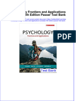 PDF Psychology Frontiers and Applications Canadian 6Th Edition Passer Test Bank Online Ebook Full Chapter