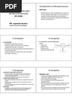 Micro-Processor and Microcontrollers (CS1403)