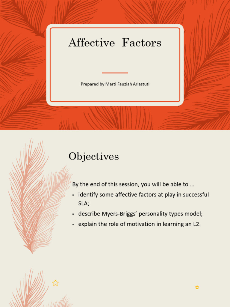 Affective Factors in Second Language Acquisition | PDF | Motivational ...