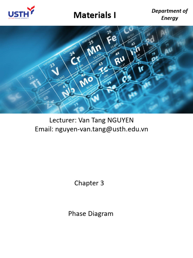 Chapter III Equilibrium Diagram | PDF | Phase (Matter) | Phase Diagram
