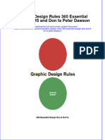 Download Graphic Design Rules 365 Essential Design Dos And Don Ts Peter Dawson online ebook  texxtbook full chapter pdf 