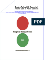 Graphic Design Rules 365 Essential Design Dos and Don Ts Peter Dawson Online Ebook Texxtbook Full Chapter PDF