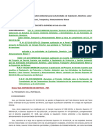 D.S 40-2014-EM - Reglamento de Protección y Gestión Ambiental para Actividades Mineras