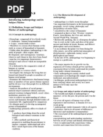 The Four Main Branches Of Anthropology Pdf Anthropology Archaeology