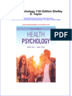 Download ebook Health Psychology 11Th Edition Shelley E Taylor online pdf all chapter docx epub 