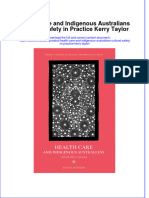 Health Care and Indigenous Australians Cultural Safety in Practice Kerry Taylor Online Ebook Texxtbook Full Chapter PDF