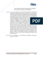 An Impact Assessment of Information and Communication Technology (ICT) Intervention For Agriculture in Bangladesh-Jhangir Alam