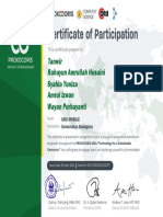 Certificate of Participation: Tanwir Rahayun Amrullah Husaini Syahla Yuniza Amrul Izwan Wayan Purbayanti