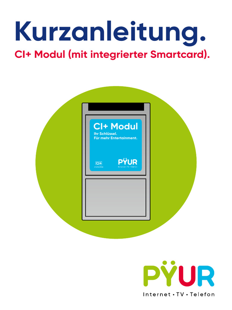 Ci Plus Modul Kurzanleitung | PDF