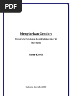 Download Menyiarkan Gender Peran televisi dalam konstruksi gender di Indonesia by Harry Knock SN73439727 doc pdf