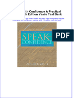 Download pdf Speak With Confidence A Practical Guide 10Th Edition Vasile Test Bank online ebook full chapter 