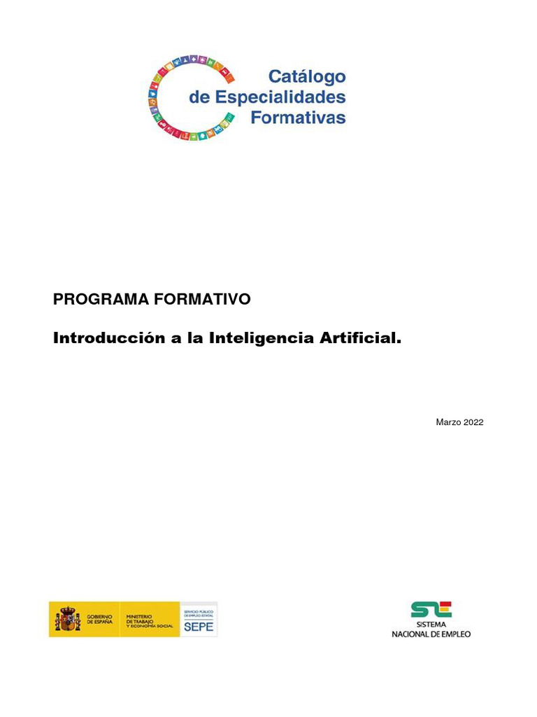 Curso Online de Introducción a la IA | PDF | Evaluación | Inteligencia ...