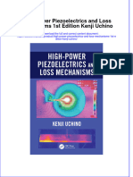 Ebook High Power Piezoelectrics and Loss Mechanisms 1St Edition Kenji Uchino Online PDF All Chapter