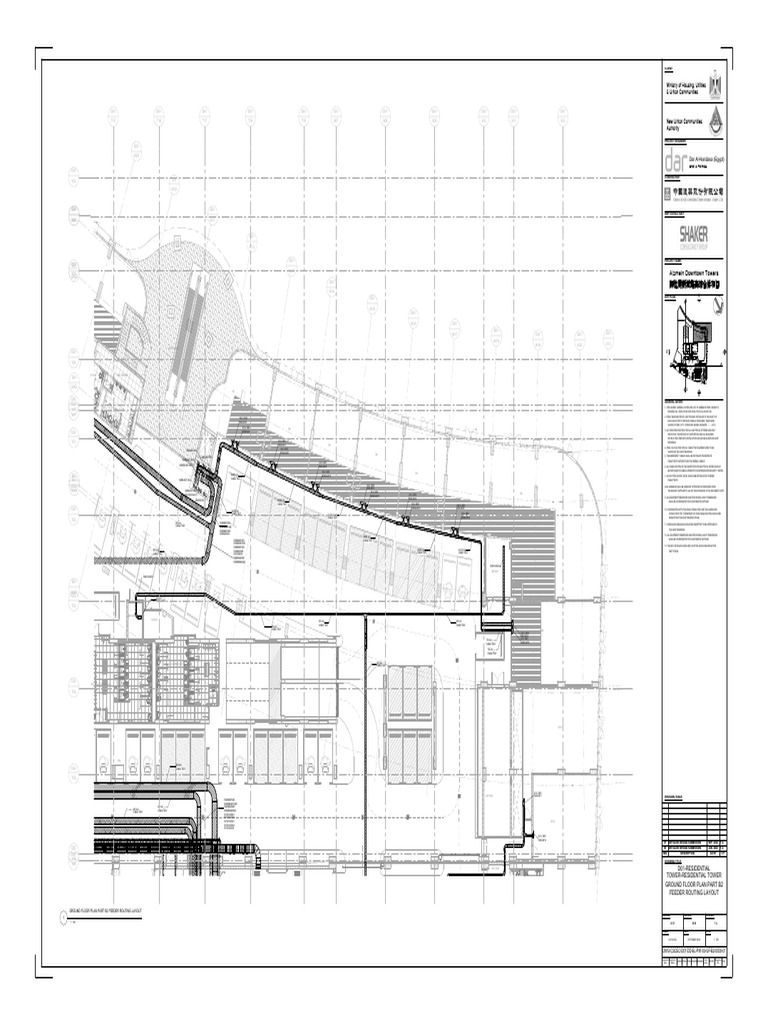 Ground Floor Feeder Routing Layout | PDF | Telecommunications | Electronics