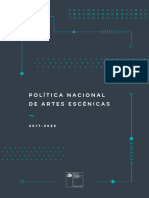 Politica Nacional de Artes Escenicas 2017 2022