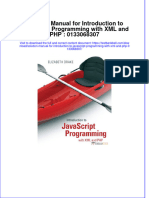 PDF Solution Manual For Introduction To Javascript Programming With XML and PHP 0133068307 Online Ebook Full Chapter