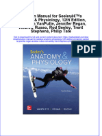 Download pdf Solution Manual For Seeleys Anatomy Physiology 12Th Edition Cinnamon Vanputte Jennifer Regan Andrew Russo Rod Seeley Trent Stephens Philip Tate 13 9781 online ebook full chapter 