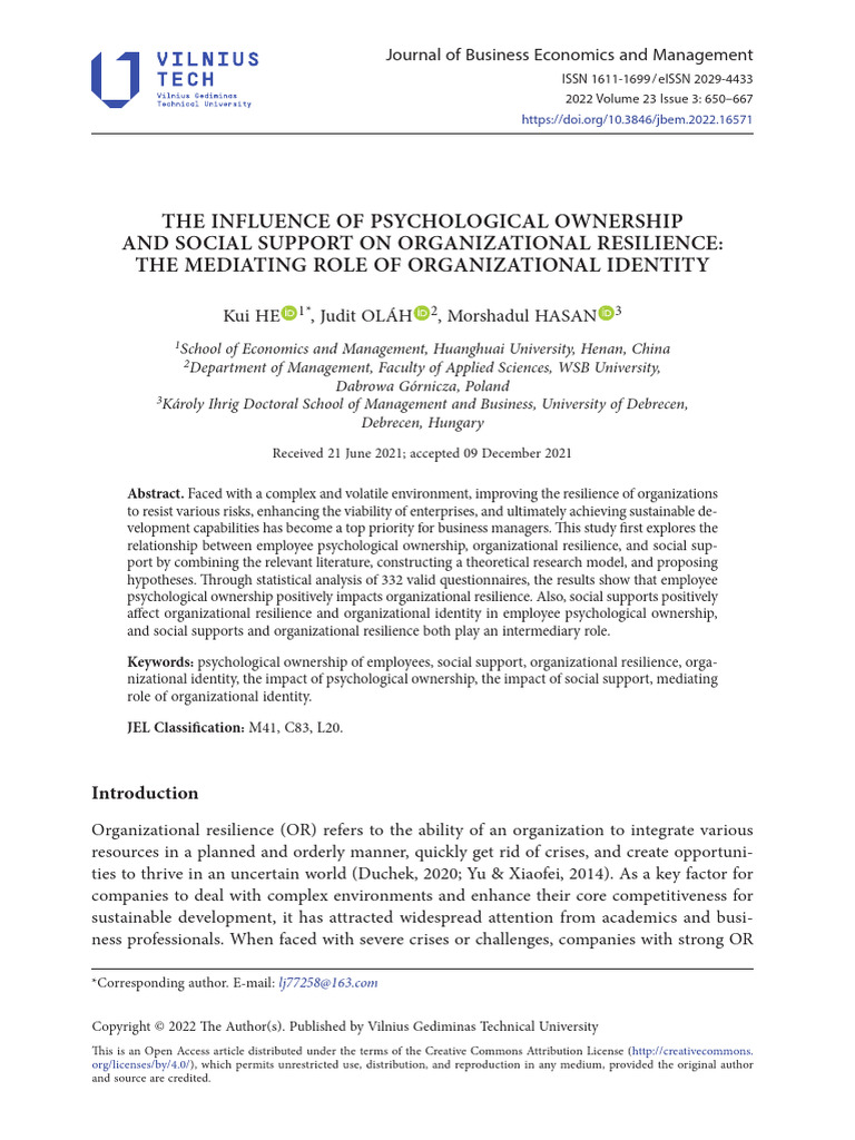 The Influence of Psychological | PDF | Psychology | Psychological ...