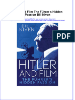 Ebook Hitler and Film The Fuhrer S Hidden Passion Bill Niven Online PDF All Chapter