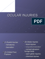 OPHTHA - Ocular Injuries